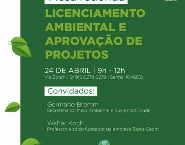 Mesa Redonda Licenciamento Ambiental e Aprovação de Projetos